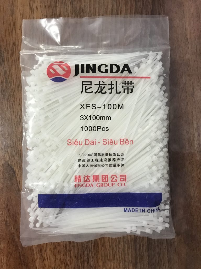 Dây rút nhựa 3*100mm - Bao Bì Mai Phương