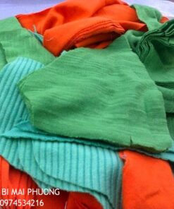 Giẻ lau cotton màu