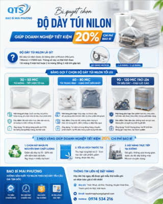 Bí Quyết Chọn Độ Dày Túi Nilon Giúp Doanh Nghiệp Tiết Kiệm 20% Chi Phí Bao Bì Mai Phương